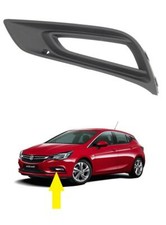 VAUXHALL ASTRA K 5DR 2015 ON FRONT BUMPER GRILLE LEFT WITH FOG HOLE 13481997