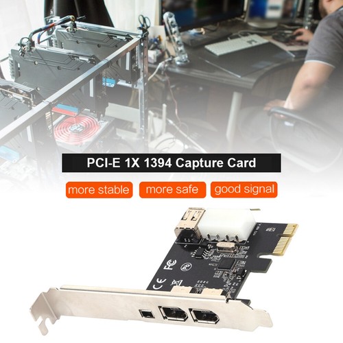 PCI-E 1X to 16X 1394 DV Video Capture Card with 6 Pin to 4 Pin Adapter Card - Afbeelding 3 van 6