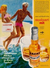 3w22724/ Alte Reklame aus 1968 &ndash; RACKE rauchzart &ndash; immer und &uuml;berall richtig.