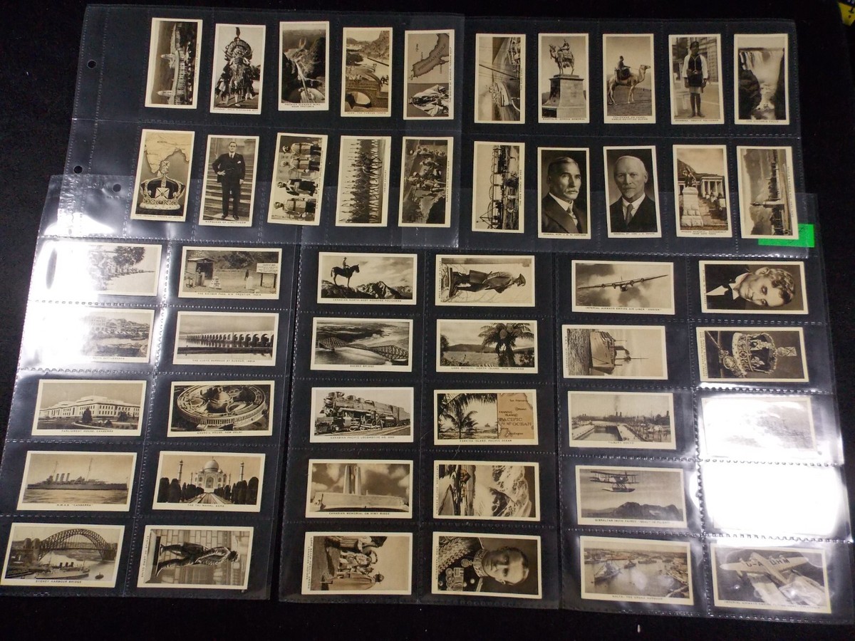 cigarette card collectors near me Ardarth Cigarette Cards Our Empire 1937 Complete Set 50 in Pages