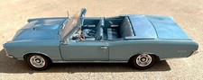 118 Scale Ycid Release 28c 1966 Gto In Fontaine Blue Convertible 1 Of 72