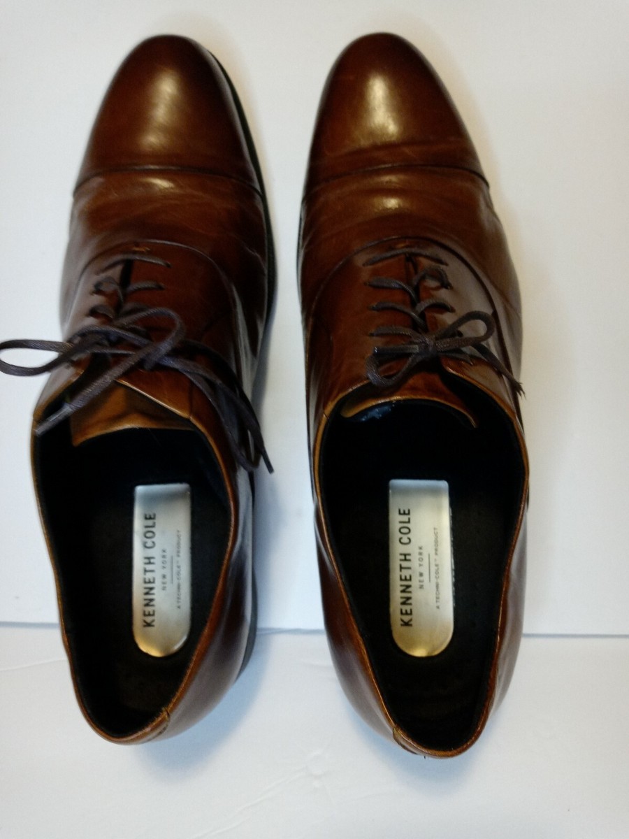 Chief Advisor Cap Toe Dress Oxford Cognac Kenneth Cole Size 12 Shoes | Chief Advisor Cap Toe Dress Oxford Cognac Kenneth  main image 3