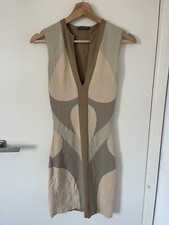 Vintage Alexander McQueen Resort 2009 body panel knit dress