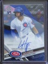 2017 Topps Chrome Blue Wave Refractor Autograph #RA-IH Ian Happ No 2 of 75