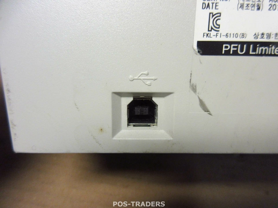 FUJITSU fi-6110 A4 Color Document USB Scanner 600 dpi 1240 SCANS / BLUE LINES - Bild 3 von 4