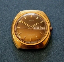 Timex Viscount Automatic Watch 1977 Day/Date