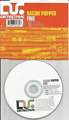 Paola Peroni BACON POPPER Free w/ EDIT & 2 RARE MIXES CD single USA seller 1998