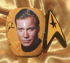 Rare Star Trek William Shatner (Captain  Kirk) Signed Collectible Mug (JSA COA)