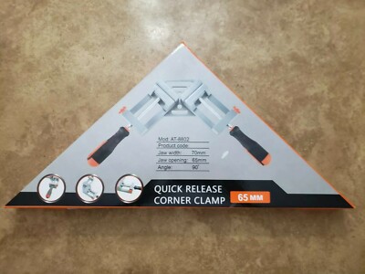 Quick Release Jaw Right Angle 90 Degrees Corner Clamp