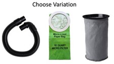 Proteam 10 Quart Backpack Bags - 100565 Cloth Bag - Proteam 103048 Vacuum Hose