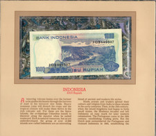 Most Treasured Banknotes Indonesia 1000 Rupiah 1980 P 119 UNC Low # JQB009527