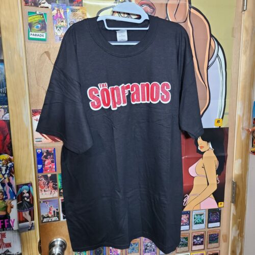 Vintage T-shirt Y2k Bada Bing Strip Club The Sopranos Promo HBO Show Sz XL