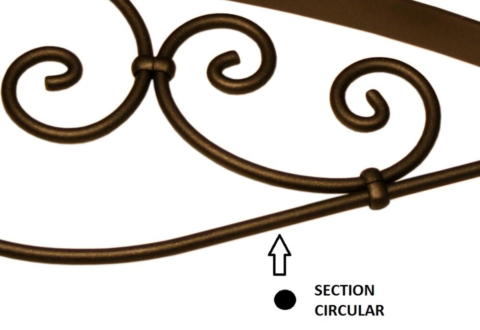 Auvent de fer porte DIY entrée Abri cobertura marquise polycarbonato RICCIO TOP - Photo 3/4