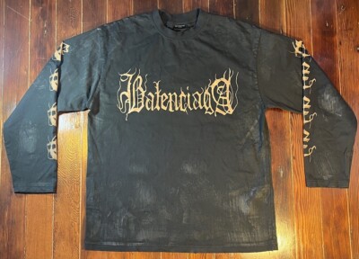 Balenciaga Heavy Metal Graphic Long Sleeve Size Large | eBay Balenciaga Heavy Metal Graphic Long Sleeve Size Large | eBay