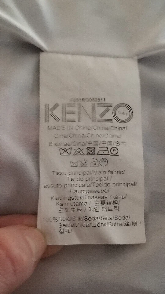 KENZO 女式 34 2 XS 码拼布 Bargello 无袖换装连衣裙内衬红色蓝色 — 第 4/4 张图片