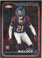 2024 Topps Chrome Calen Bullock RC Rookie Houston Texans