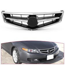 Fits Acura Tsx 2006 2007 2008 Front Bumper Upper Grille Wchrome Molding