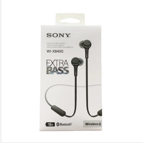 Sony WI-XB400 Wireless In-Ear Extra Bass Headphones With Mic Blue (W –  Simple Cell Bulk