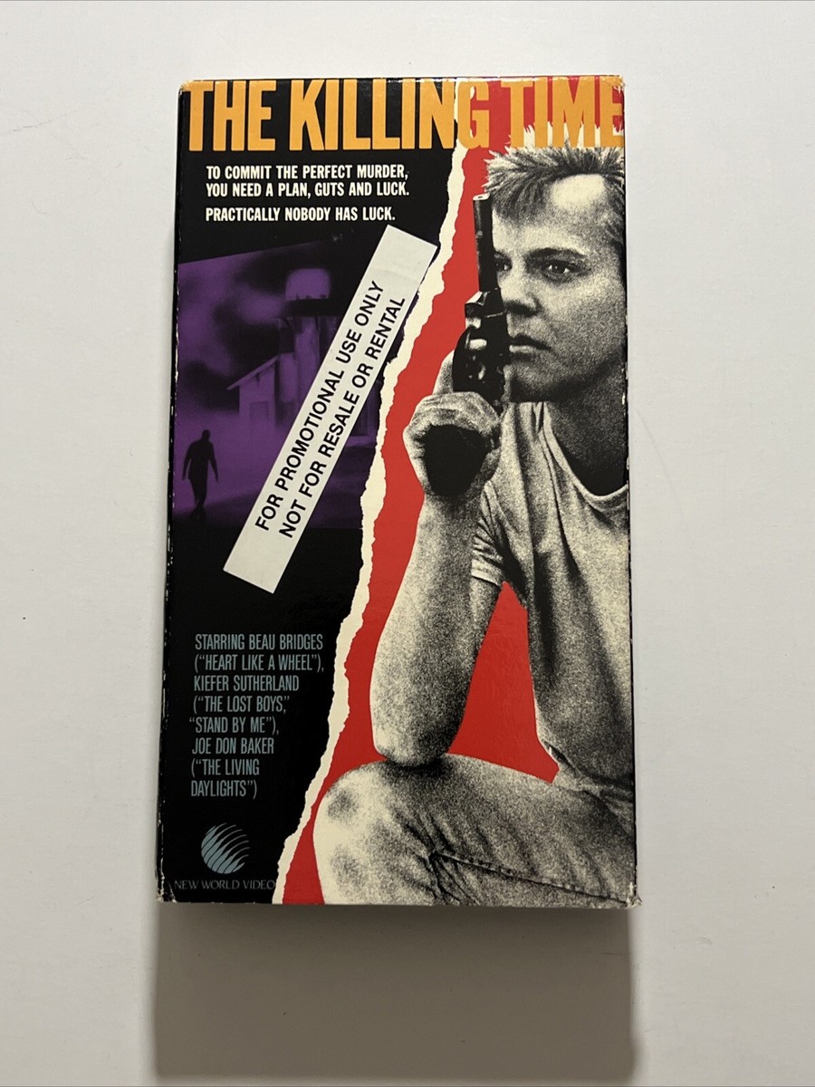 The Killing Time PROMOTIONAL VHS RARE 1987/88 New World Video