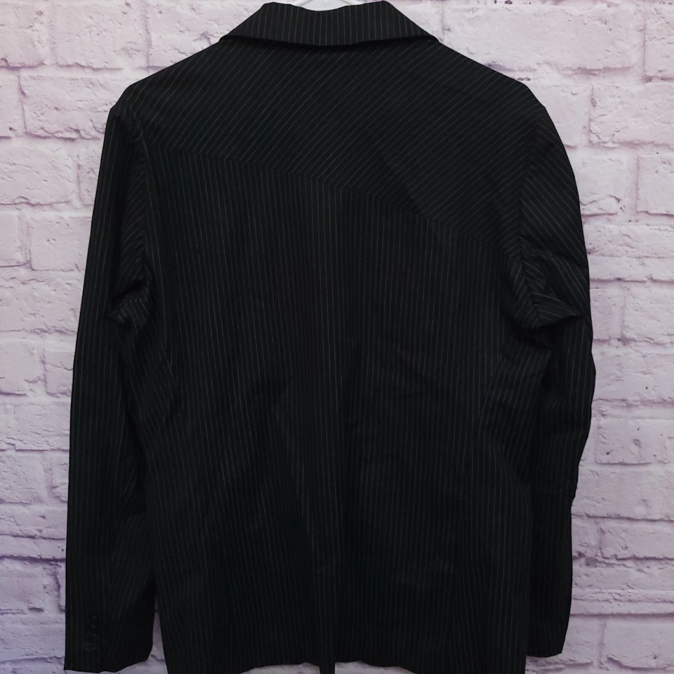 Blazer Volcom Stone Corpo Class Para Hombre Pequeño Asimétrico Rayas Formal *DEFECTUOSO Foto 3 de 4