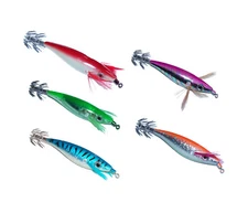 Squid Jigs in colorful set B , by DBLUE