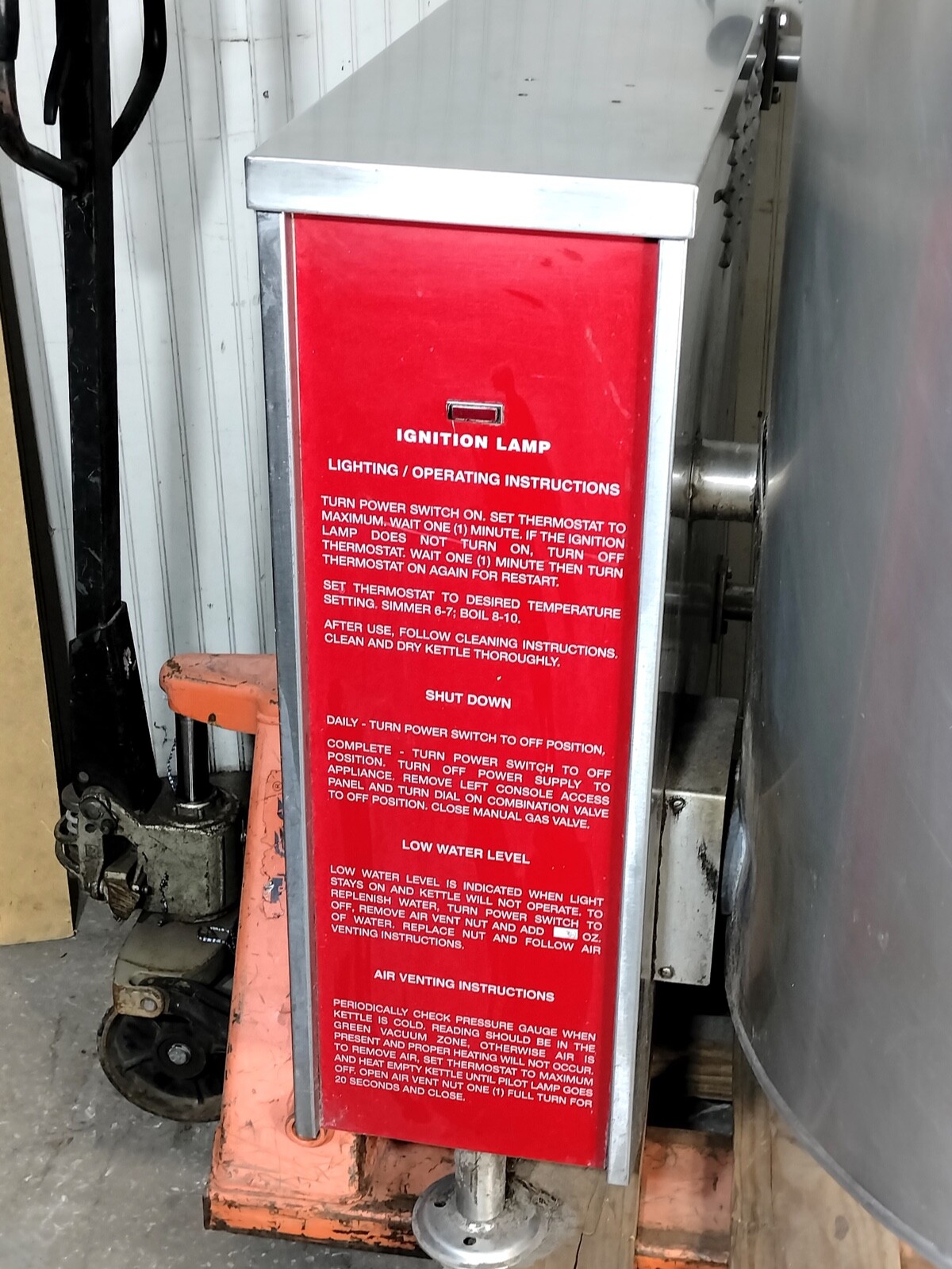 Vulcan Hart Crown VGLT40 VGLT 40 Gallon Tilt Tilting Kettle - Gas