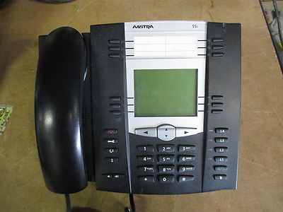 Aastra 55i (6755i) VOIP Telefoon Telephone Phone Handset Black Zwart 4-lines PoE