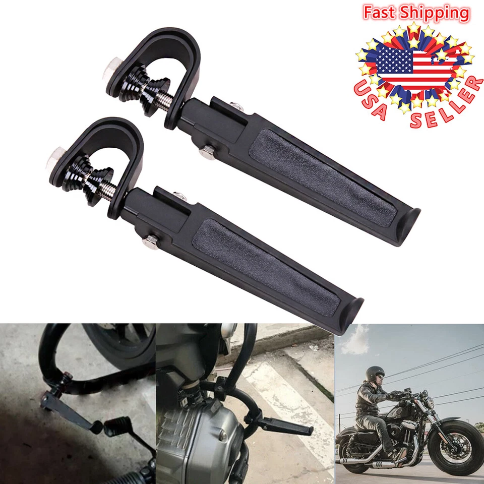 Комплекты U-образных зажимных ножных колышков для защиты двигателя от аварии для Harley Touring Dyna 1–1,25 дюйма - Изображение 3 из 4