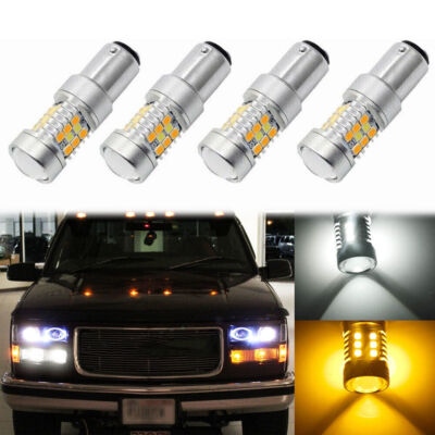 Für Chevy GMC C/K1500 2500 Yukon 1157 Switch back LED Blinker Glühbirne 4x