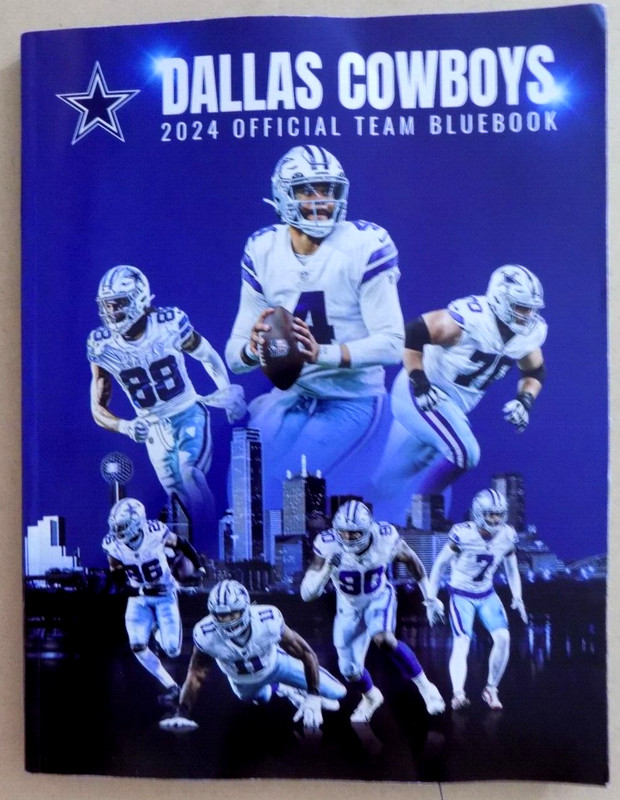 Dallas Cowboys 2024 Official Team Bluebook (Thick) Magazine