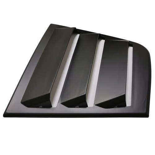 Black Side Window Louvers Air Vent Scoop Shades Cover For Dodge Charger 2011+ - Foto 6 di 11