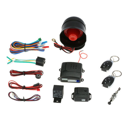Universal Car Alarm System Security Keyless Entry System with 2 Key Fobs W7I9 # - Picture 11 of 12