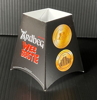 Ardbeg Wee Beastie Islay Scotch Whisky Monster Dram Gold Award Bottle Crown