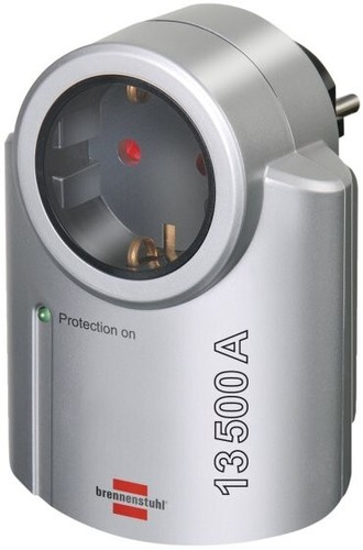 Brennenstuhl Primera-Line Surge Protected ( EU PLUG) Adaptor 13.500A DE 1506950 - 第 2/7 張圖片