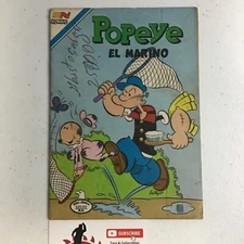1984 MEXICAN SPANISH COMICS SERIE AGUILA POPEYE EL MARINO #82 NOVARO MEXICO