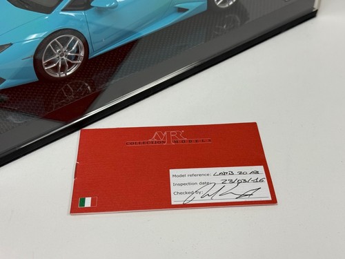 1/18 MR Collection Modell Lamborghini Huracan in babyblau Carbon Base #01 von 06 - Bild 8 von 9