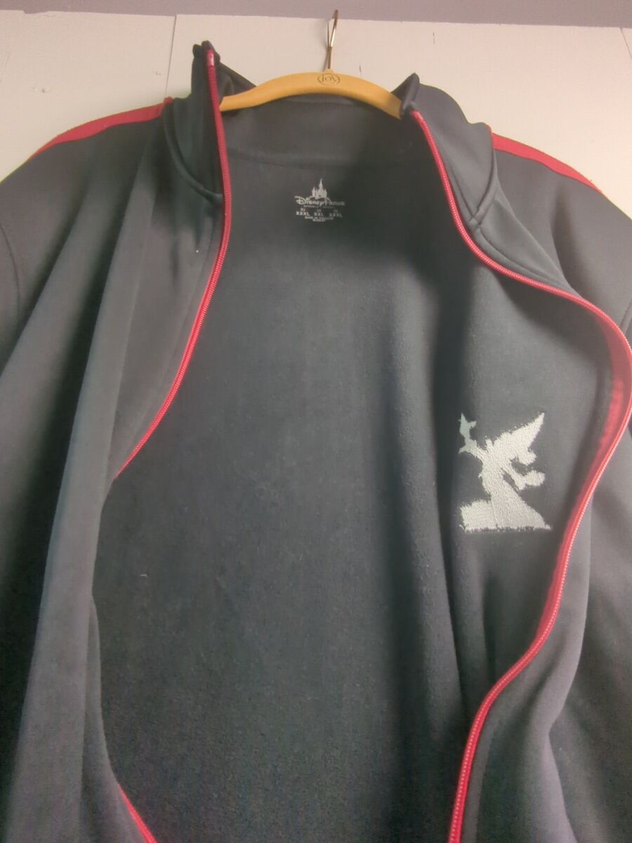 Walt Disney World Disney Parks Track Jacket Full Zip Black Walt Disney World Disney Parks Track Jacket Full Zip Black