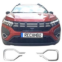 Edelstahl Nebelscheinwerfer Rahmen Chrom FüR Dacia Sandero III | DJF | Ab 2021>