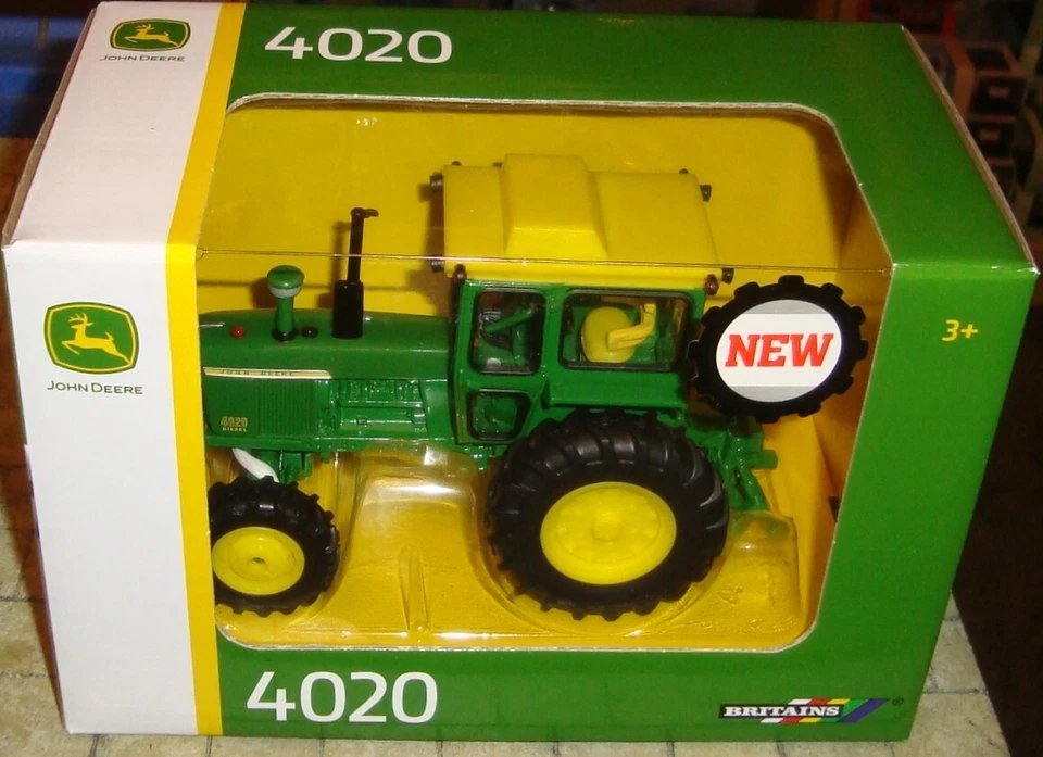 JOHN DEERE 4020  (w/Cab)  TRACTOR  - 1:32 SCALE - BRITAINS - 43362 — 第 2/4 张图片