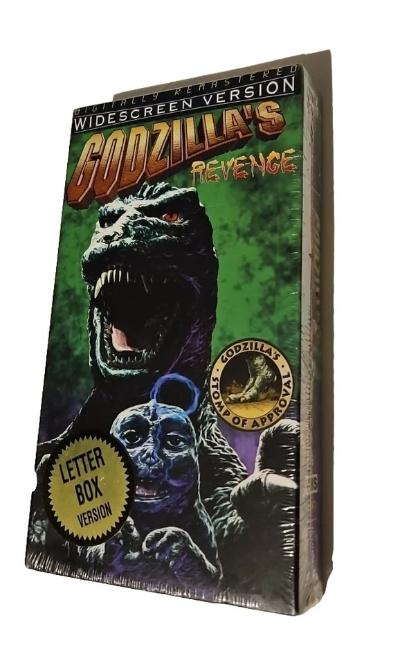Godzilla’s Revenge RARE VHS 1969 New Sealed SPECIAL LETTER BOX Version w/BONUS! - Image 3 of 4