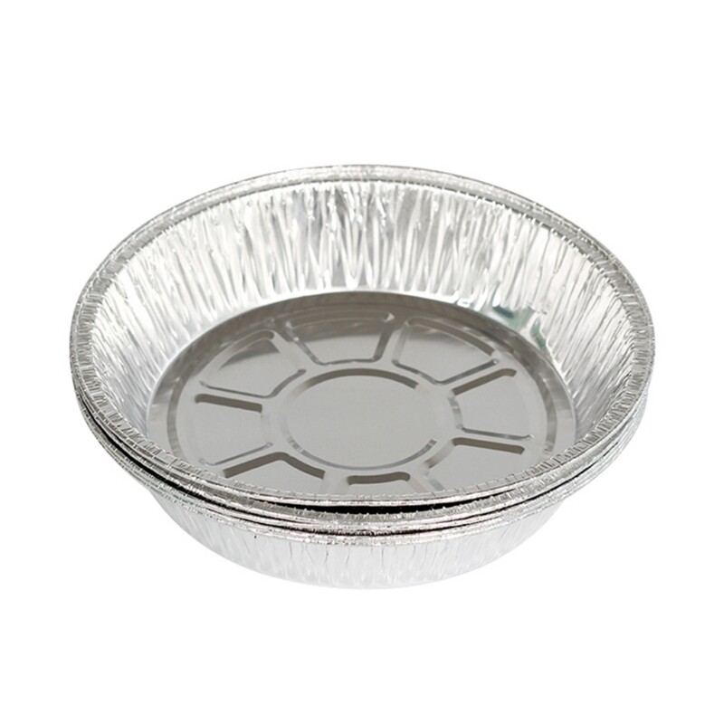 10 Pcs Aluminum Foil Small Pie Pans Disposable Mini Pie Tins Round