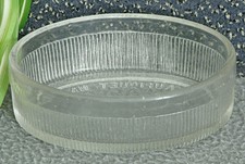 ANCIEN PRÉSENTOIR BOÎTE À SARDINES PUBLICITAIRE EN VERRE MOULÉ SAUPIQUET NANTES