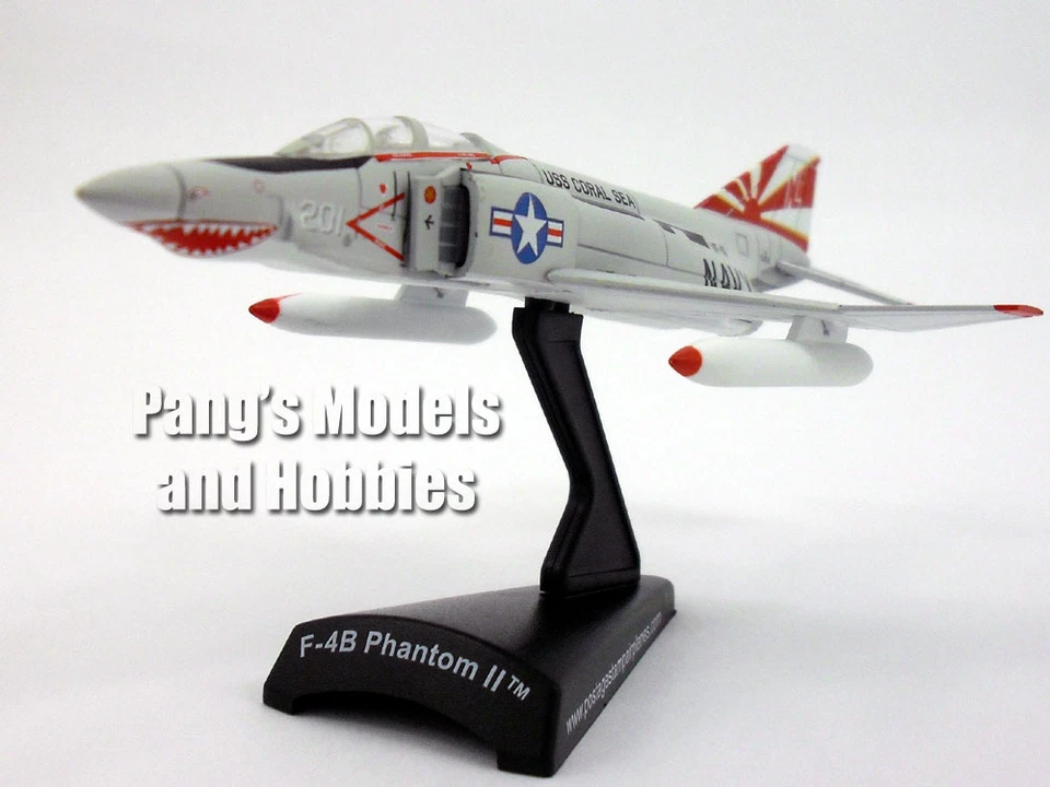F-4 (F-4B) Phantom II - Sundowners - USS Coral Sea -1/155 Scale Diecast Model - Image 4 of 4
