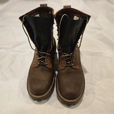 DREWS 8-INCH LOGGER BOOTS BISON - CONGNAC- Men's Size 10.5 D