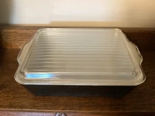 Vintage HTF PYREX Rodney Kent Refrigerator dish 503 with lid READ