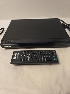 Sony Progressive Scan CD and DVD Player in Black DVP-SR210P w/Remote  Tested Exc