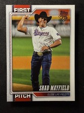 2026 Topps Series 1 Shad Mayfield #FP-1 First Pitch Insert Roping Champion