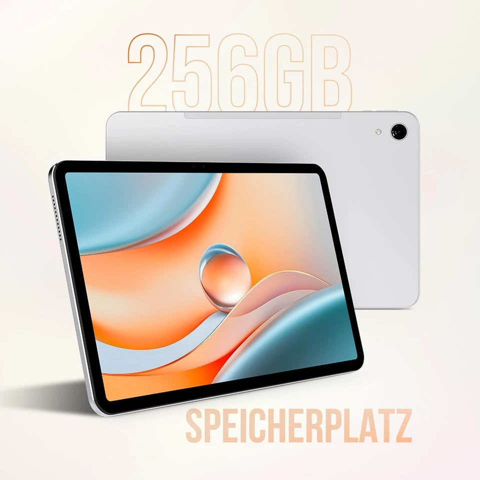 SPC Tablet 12 Zoll Android 14 6GB RAM 256GB Speicher 4G LTE WiFi Octa Core IPS - Bild 2 von 4