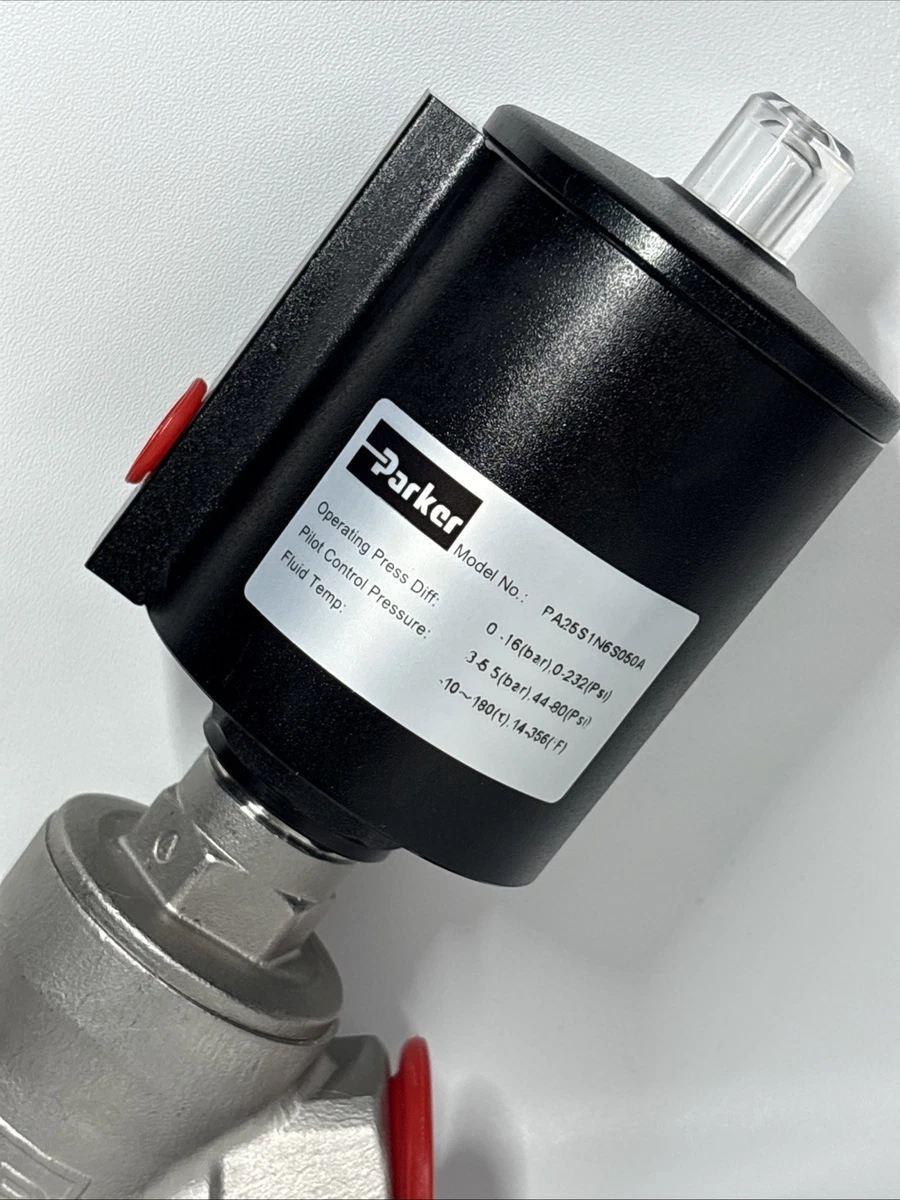 Parker PA25S1N6S050A 1in NPT 2-Way Angle Seat Valve photo 2