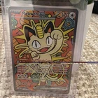 Meowth EX SIR Full Art Holo Rare Pokémon TCG Card 121/088 Perfect Order